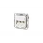 Πρίζα RJ-45 BTR NETCOM 130B11D31102-E λευκή