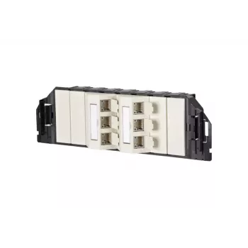 Πρίζα δικτύου RJ-45 BTR NETCOM 130B11S60301-E λευκή πέρλα