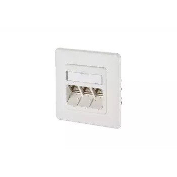 Επίτοιχη πρίζα RJ-45 BTR NETCOM 130B12D31002-E λευκή