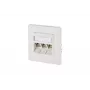 Επίτοιχη πρίζα RJ-45 BTR NETCOM 130B12D31002-E λευκή