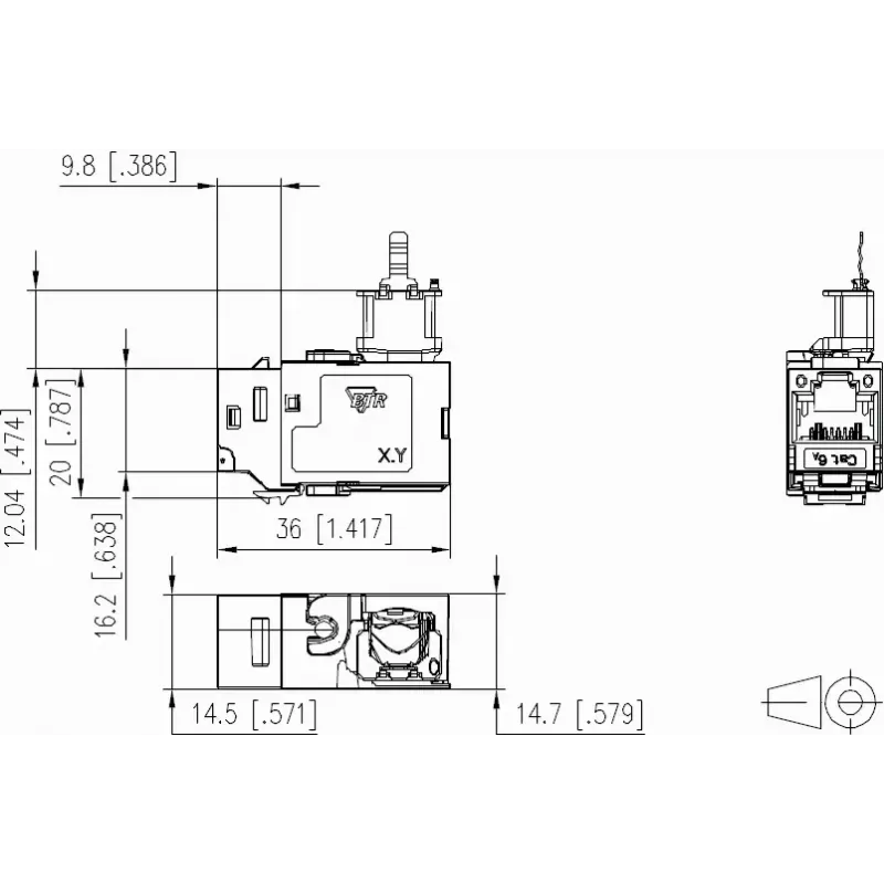Σύνδεσμος καλωδίου METZ CONNECT 130B23-E