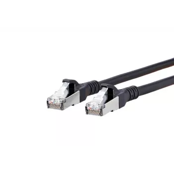 Καλώδιο δικτύου METZ CONNECT Cat6A 5m μαύρο
