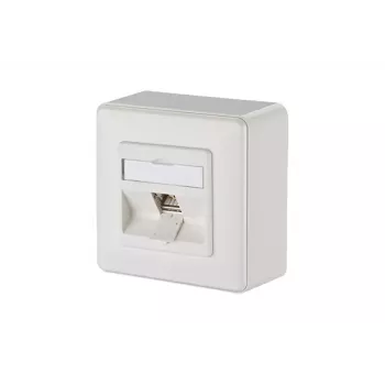 Πρίζα RJ-45 BTR NETCOM 130B12D10002-E λευκή