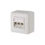 Πρίζα RJ-45 BTR NETCOM 130B12D30002-E λευκή