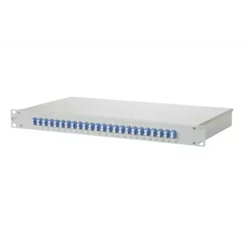METZ CONNECT OpDAT fix 1U κουτί συγκόλλησης, 24x LC Duplex, OS2, γκρι (1502597424-E)