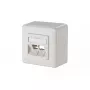 Πρίζα 2 x RJ-45 METZ CONNECT 130B10D20002-E λευκή