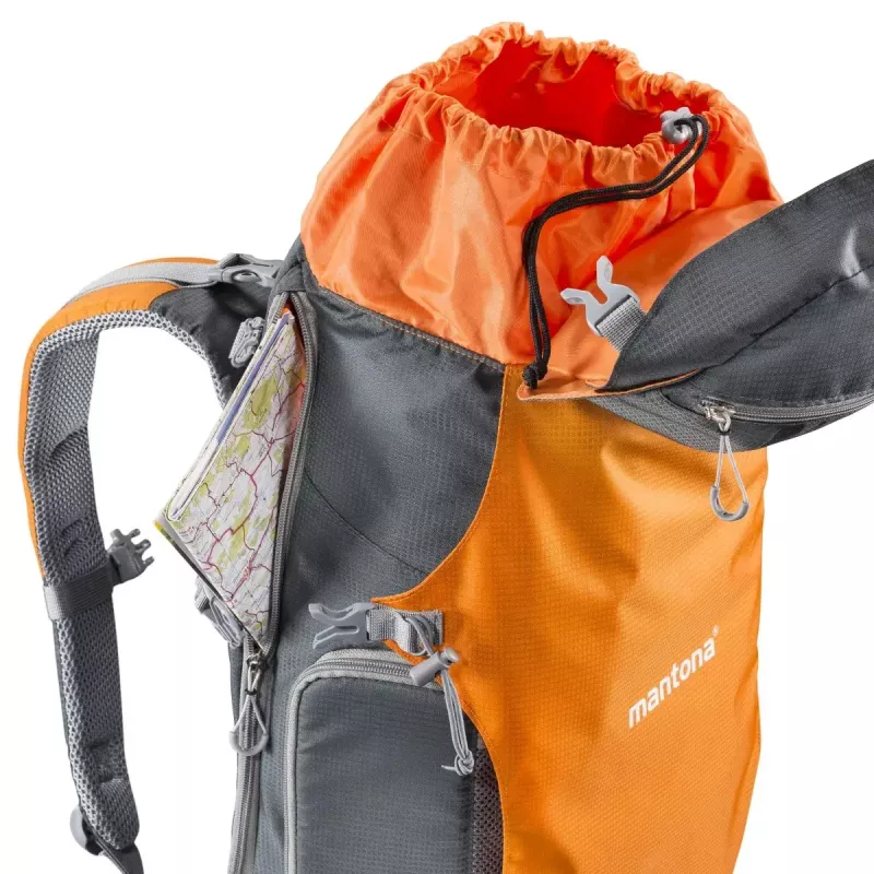 Θήκη backpack Mantona ElementsPro 40 γκρι πορτοκαλί
