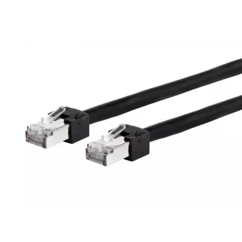 Καλώδιο δικτύου METZ CONNECT 13084F2000-E Μαύρο 2m