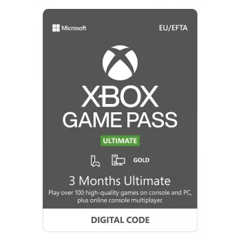 Game Pass Ultimate Microsoft Xbox Live 3 μήνες