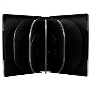 Θήκη DVD MediaRange 12 δίσκοι 39 mm μαύρο
