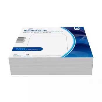 Θήκη Sleeve MediaRange BOX66 θήκη οπτικού δίσκου 1 δίσκος λευκό
