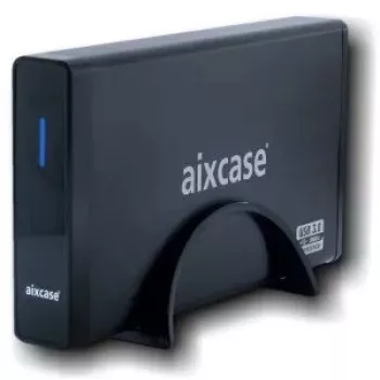 Θήκη αποθήκευσης Aixcase AIX-BL35SU3 μαύρο 3,5 ίντσες
