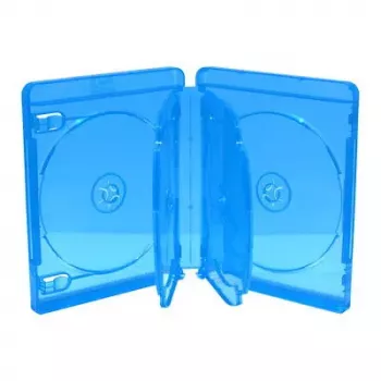 MediaRange BD Case για 6 δίσκους 22 mm μπλε