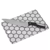 Resto Kitchenware 95402 Ορθογώνια πλαστική σανίδα κοπής γκρι λευκή