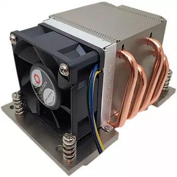 Ψύκτρα επεξεργαστή Inter-Tech A-26 6 cm μαύρο ασημί