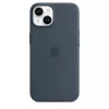 Θήκη σιλικόνης Apple iPhone 14 MagSafe Storm Blue