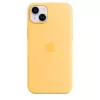 Θήκη σιλικόνης Apple iPhone 14 Plus MagSafe Sunglow Κίτρινο