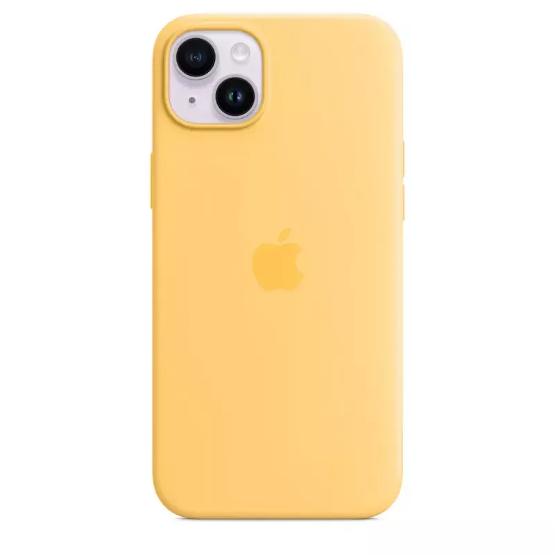 Θήκη σιλικόνης Apple iPhone 14 Plus MagSafe Sunglow Κίτρινο