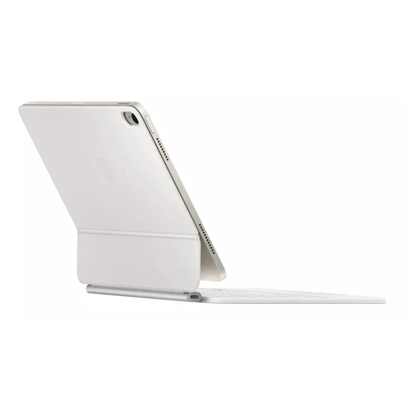 Apple Magic Keyboard QWERTY Δανέζικο Λευκό με Trackpad