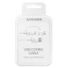 Καλώδιο USB Samsung EP-DG930 1,5 m USB-A USB-C/Micro-USB-B λευκό