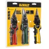Σετ ψαλιδιών λαμαρίνας DeWALT DWHT14676-0, 3 τεμ.
