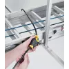 Ρυθμιζόμενο καλώδιο ασφαλείας Python MASTER LOCK 1,8 m x 10 mm μαύρο κίτρινο