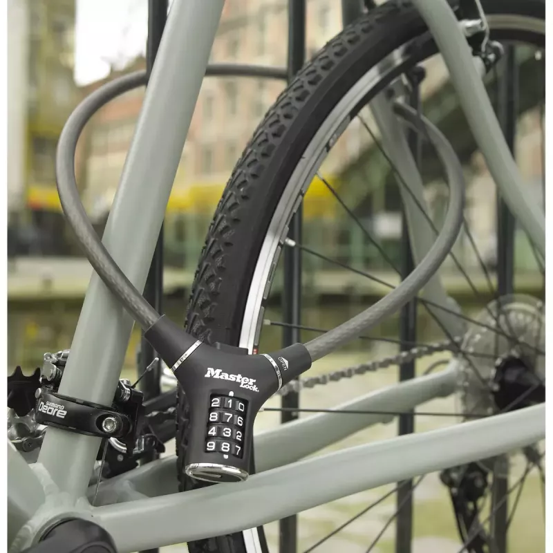 Κλειδαριά καλωδίου MASTER LOCK 8229EURDPRO μαύρο 0,9 m