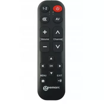 Τηλεχειριστήριο Geemarc TV-15 – καθολικό τηλεχειριστήριο TV με μεγάλα πλήκτρα και λειτουργία εκμάθησης