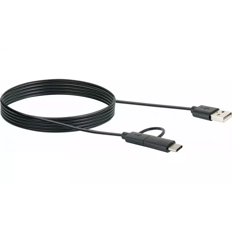 Καλώδιο USB Schwaiger CK 3112 USB 2.0 1m USB A Micro-USB B Μαύρο