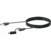 Καλώδιο USB Schwaiger CK 3112 USB 2.0 1m USB A Micro-USB B Μαύρο