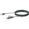Καλώδιο USB Schwaiger CK 3112 USB 2.0 1m USB A Micro-USB B Μαύρο