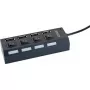 USB Hub Schwaiger UH4013 2.0 480 Mbit/s Μαύρο