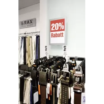 Durable DURAFRAME A5 αυτοκόλλητη θήκη εγγράφων, Ασημί, συσκευασία 2 τεμ.