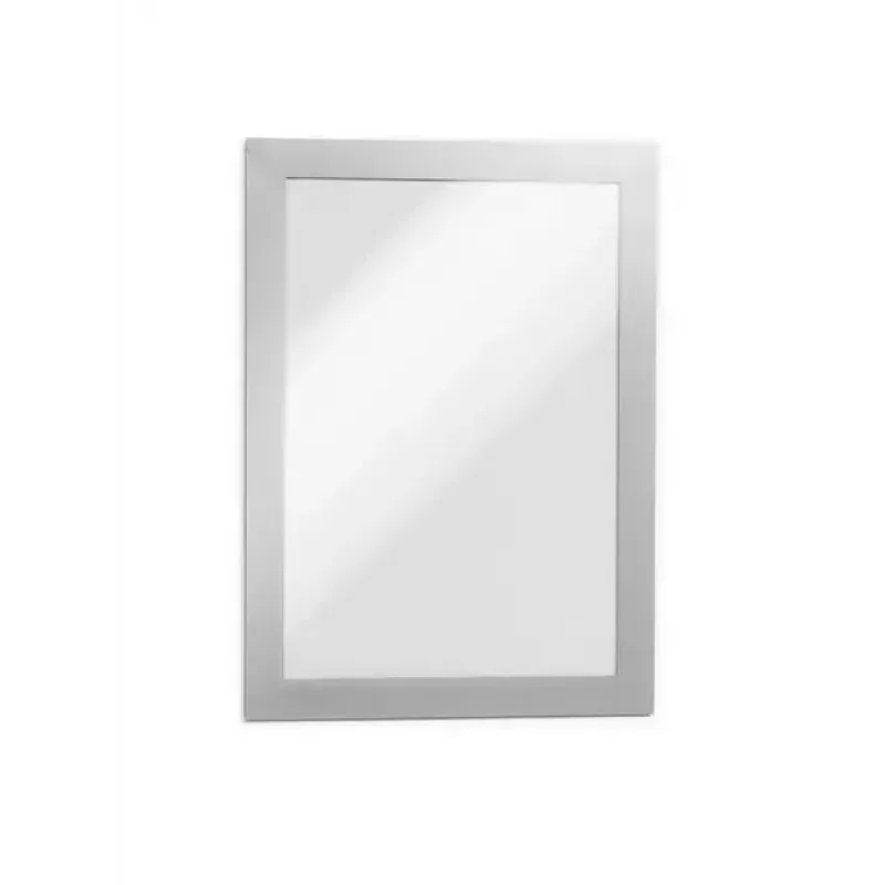 Durable DURAFRAME A5 αυτοκόλλητη θήκη εγγράφων, Ασημί, συσκευασία 2 τεμ.