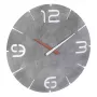 Επιτοίχιο ρολόι TFA-Dostmann CONTOUR στρογγυλό γκρι λευκό 35 cm
