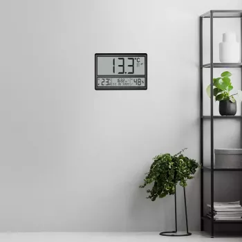 Ψηφιακό ξυπνητήρι TFA-Dostmann 60.4523.01 μαύρο LCD