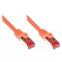 Καλώδιο δικτύου Alcasa 30m Cat6 S/FTP πορτοκαλί