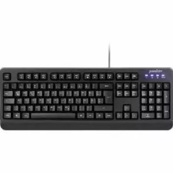 Perixx PERIBOARD-517 DE αδιάβροχο αντισκονικό πληκτρολόγιο USB, IP65, μαύρο