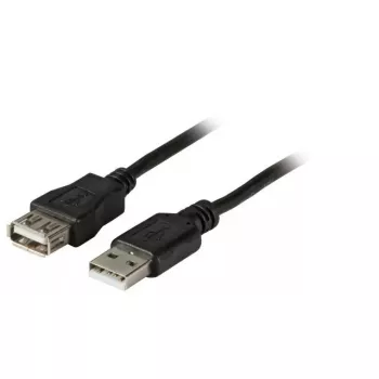 Καλώδιο USB EFB Elektronik K5248.1 1m USB A μαύρο
