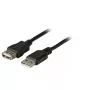 Καλώδιο USB EFB Elektronik K5248.1 1m USB A μαύρο