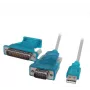 Καλώδιο μετατροπέα Ecolan USB 2.0 σε RS232, FTDI-232RL, 1,8 m
