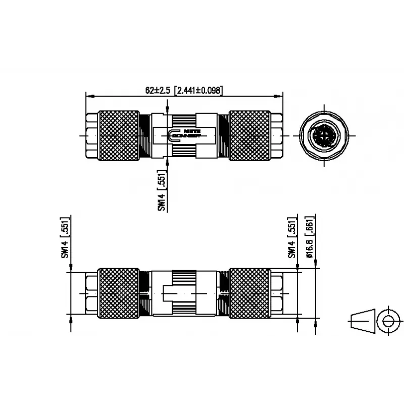Σύνδεσμος καλωδίου BTR NETCOM 130863-02-E