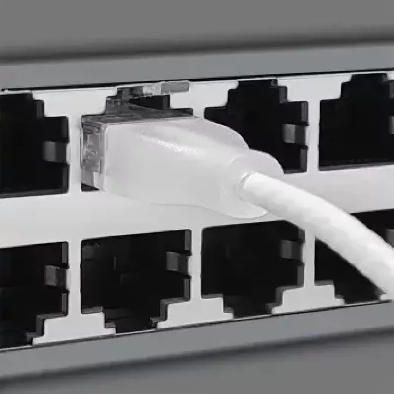 Καλώδιο δικτύου Wantec 7408 RJ45 Cat6a 5m λευκό