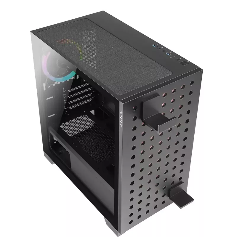 Κουτί PC Azza Elise Tower Μαύρο, Tower, Μαύρο