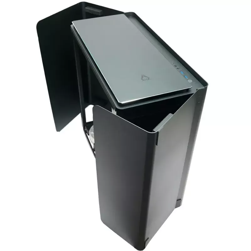Κουτί PC Azza Cast Midi Tower Μαύρο