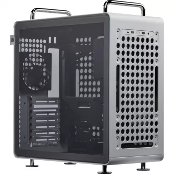 Κουτί υπολογιστή Cooler Master QUBE 540 Moonstone — Mid-Tower με πλαϊνό tempered glass (γκρι)