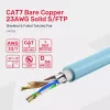 Καλώδιο δικτύου UNITEK C18122BL RJ45 Cat7 305m μπλε