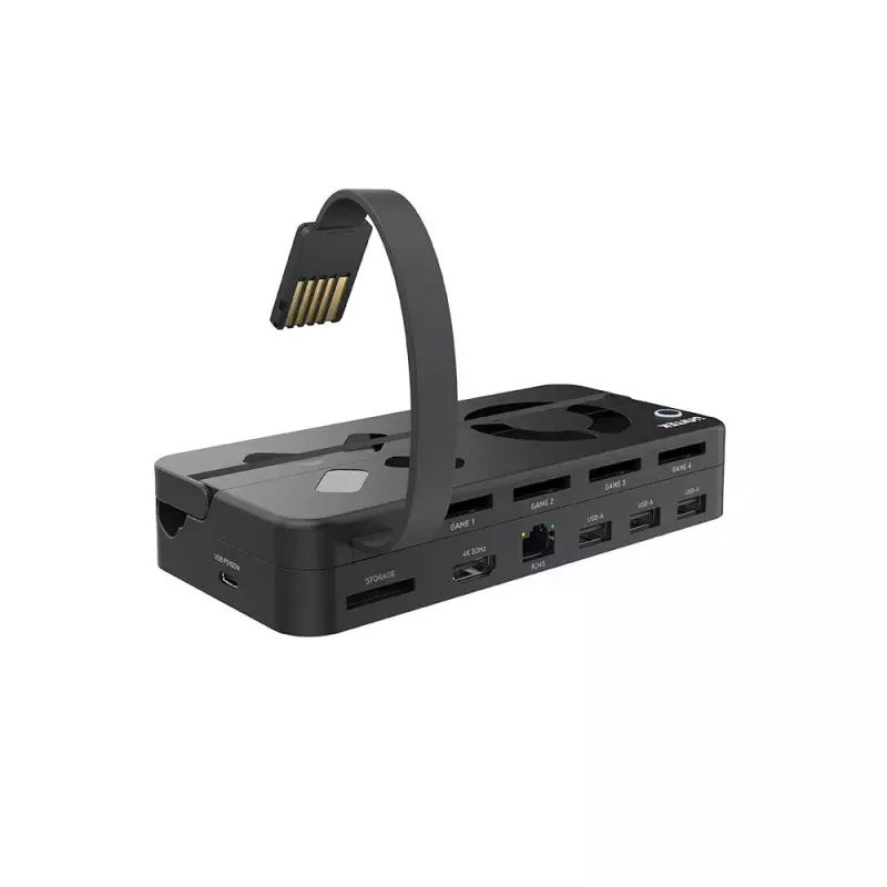 Σταθμός φόρτισης UNITEK G1002B για Nintendo Switch ενσύρματο μαύρο