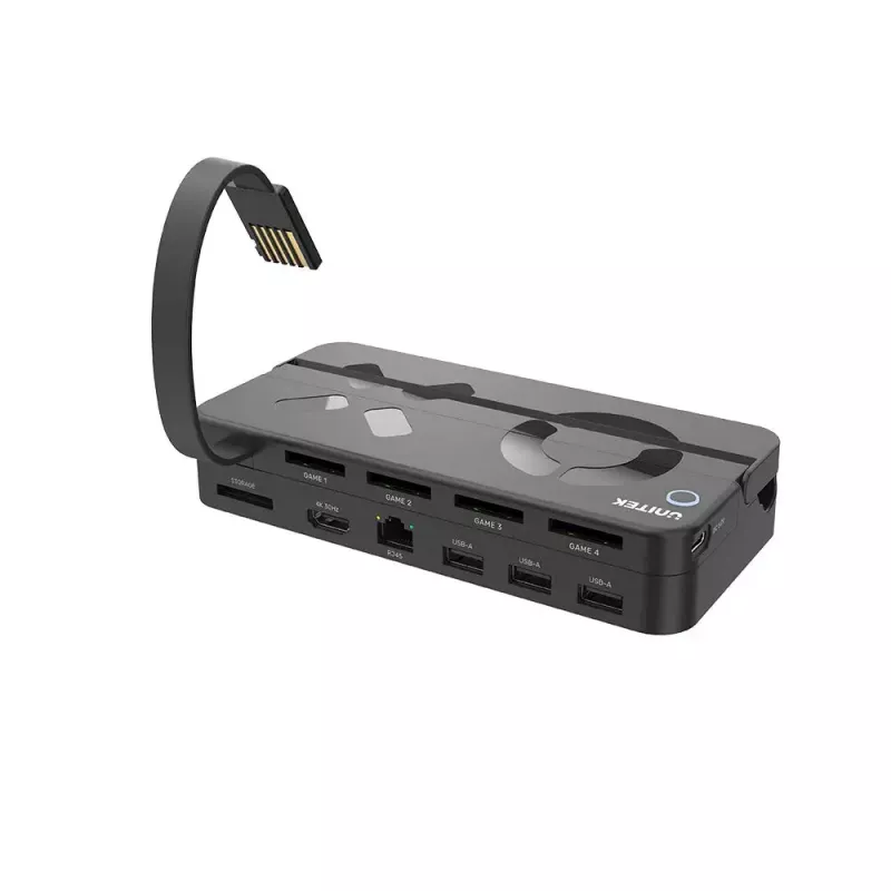Σταθμός φόρτισης UNITEK G1002B για Nintendo Switch ενσύρματο μαύρο