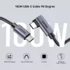 Καλώδιο USB UNITEK C14123BK-1M 1m USB 2.0 μαύρο γκρι